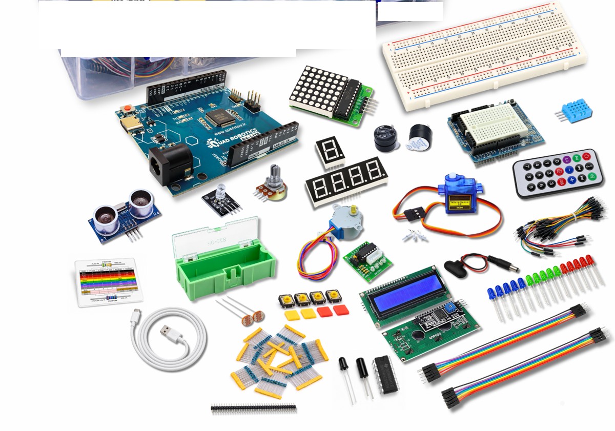 Super Starter Kit Compatible with Arduino IDE and UNO R4 Minima Compatible Board